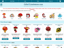 Tablet Screenshot of gifts2coimbatore.com